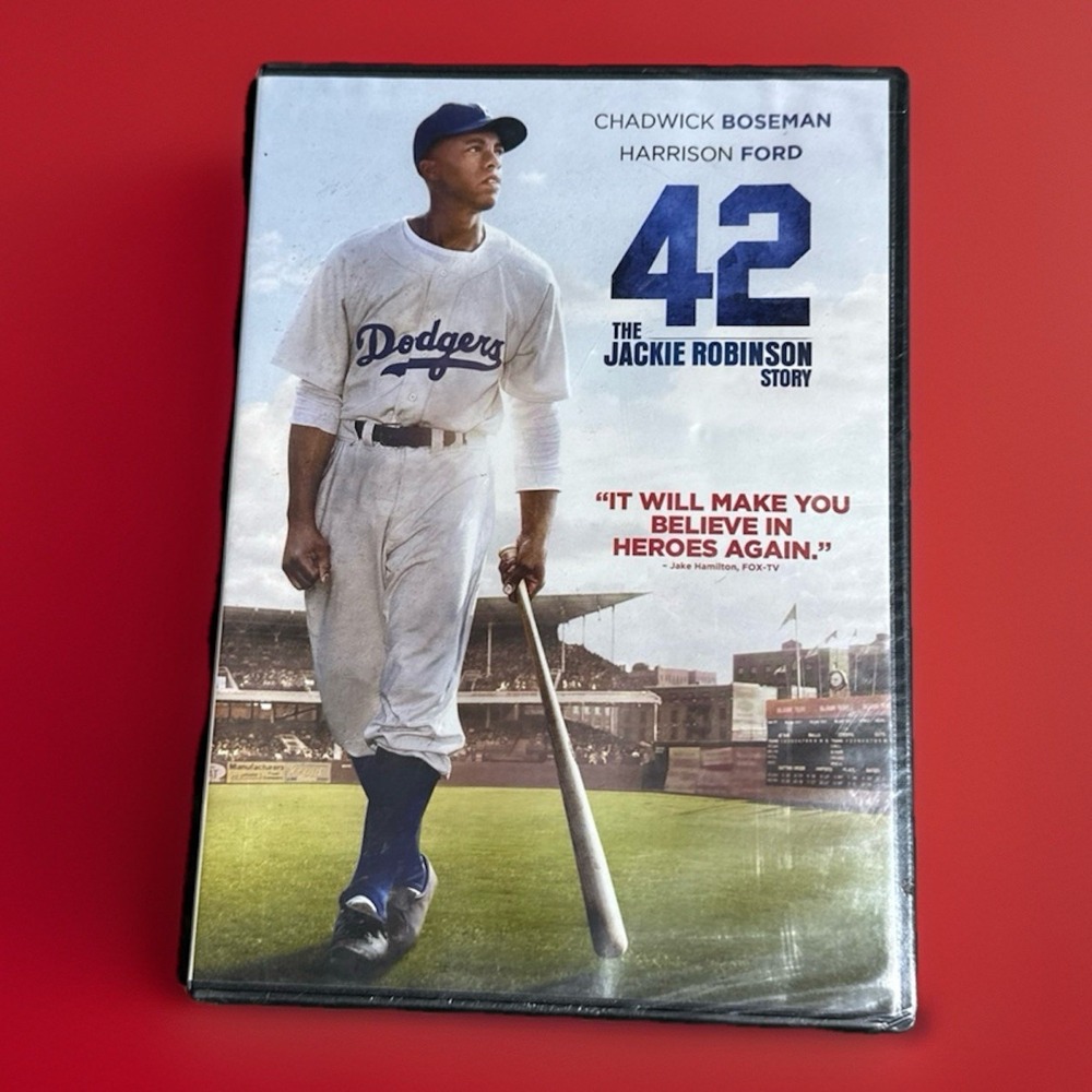 42 The‎ Jackie Robinson Story Chadwick Boseman Harrison Ford (DVD, 2013)